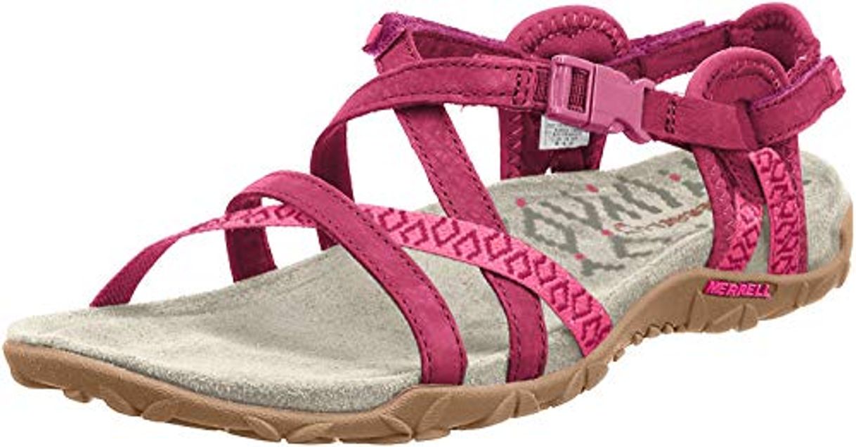 Moda Merrell Terran Lattice Ii Tira de tobillo para Mujer, Morado