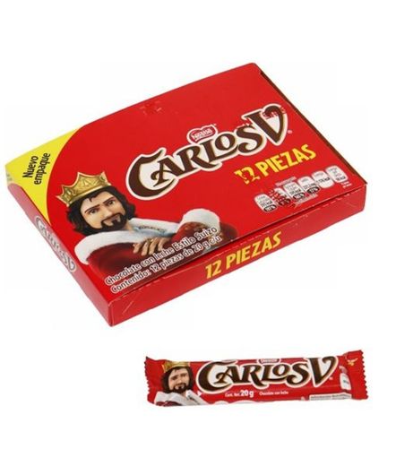 Chocolate Carlos V barra estilo suizo