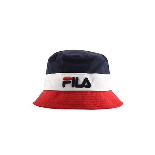 Fila Vintage Bloc Bucket Hat Red