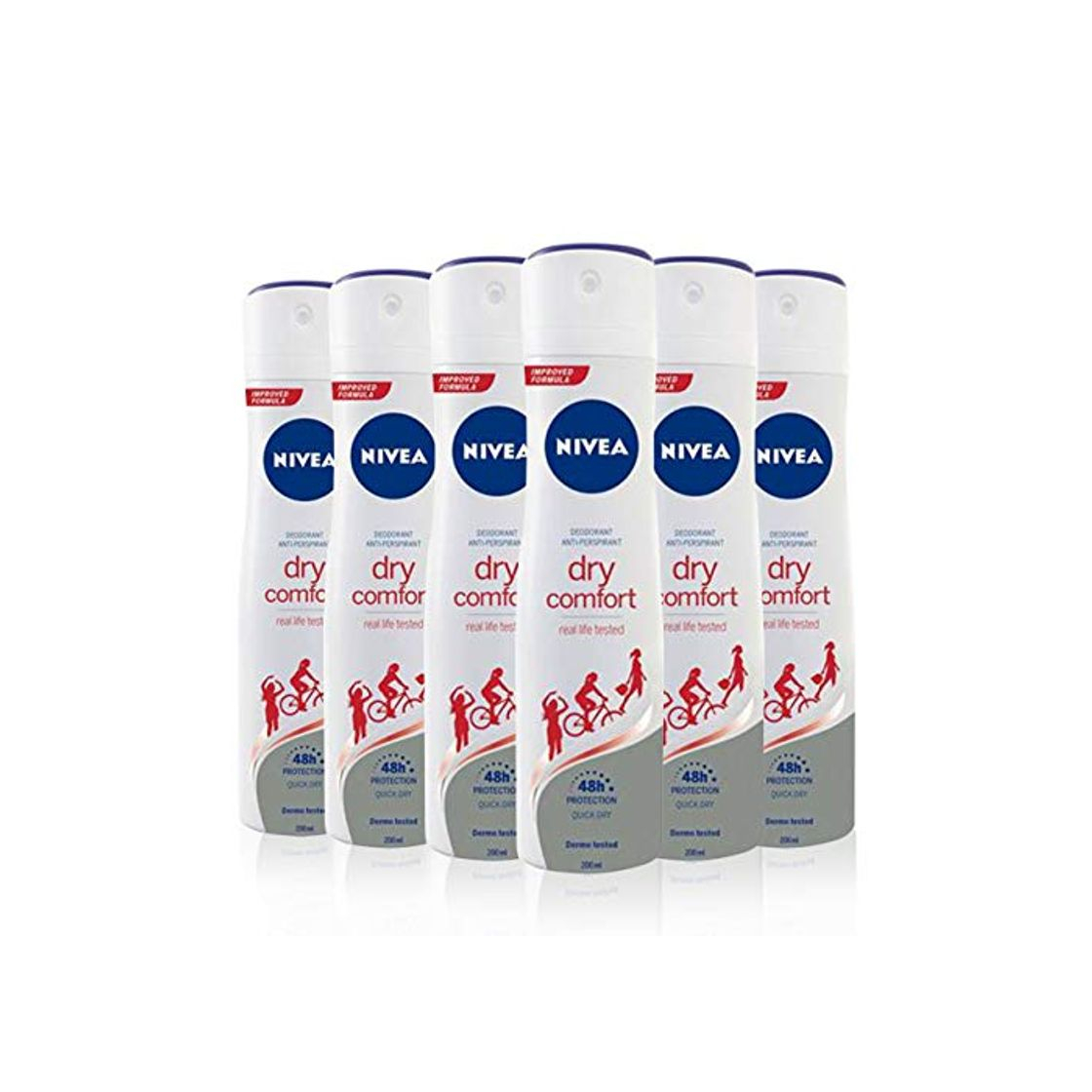 Products NIVEA Dry Comfort en pack de 6