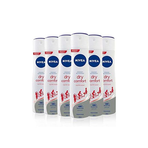 NIVEA Dry Comfort en pack de 6