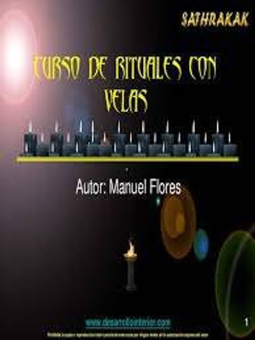 Libro Curso de rituales con velas 
