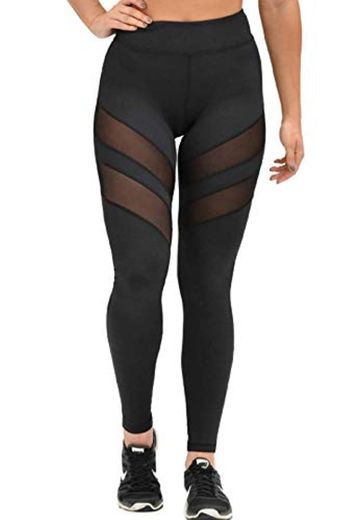 FITTOO Mallas Leggings Mujer Yoga de Alta Cintura Elásticos y Transpirables para