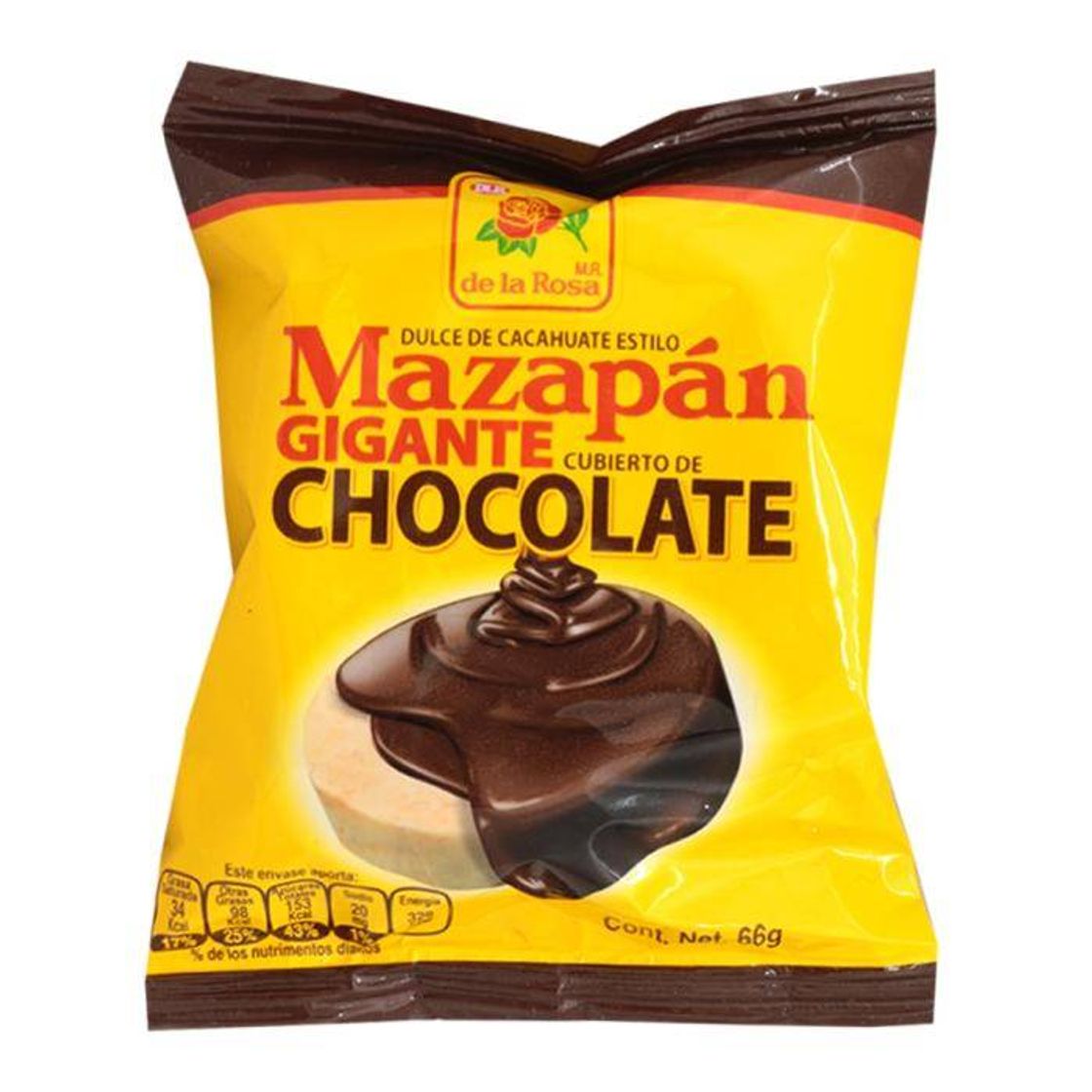 Productos Mazapán con Chocolate de la Rosa