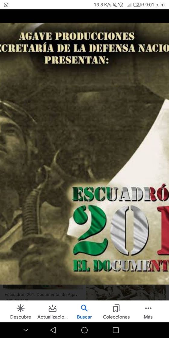 Movie Escuadrón 201, el documental