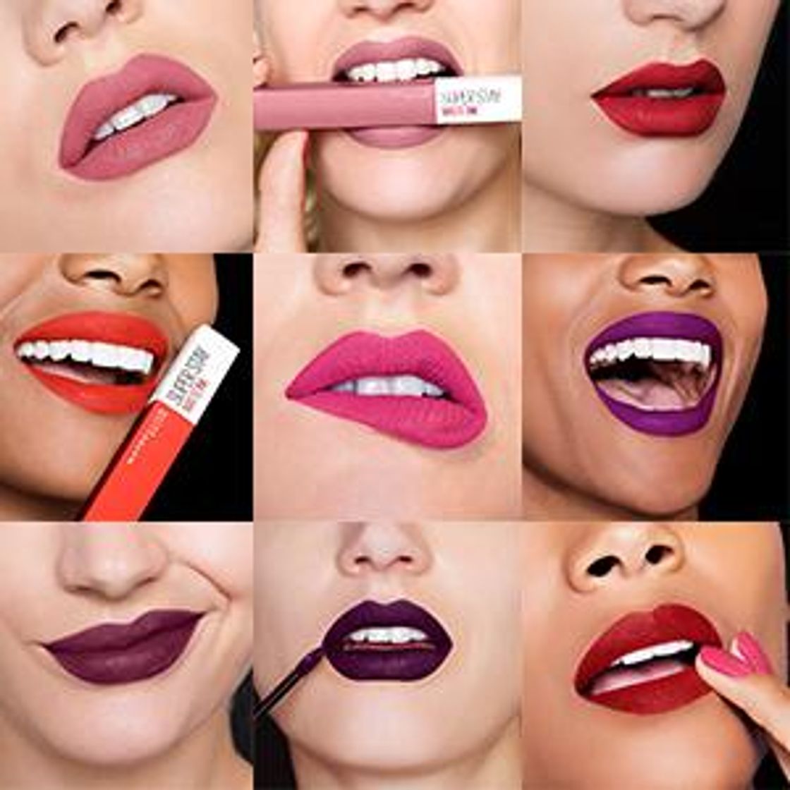 Moda Labial líquido indeleble Matte Ink Maybelline, tono 100 phil