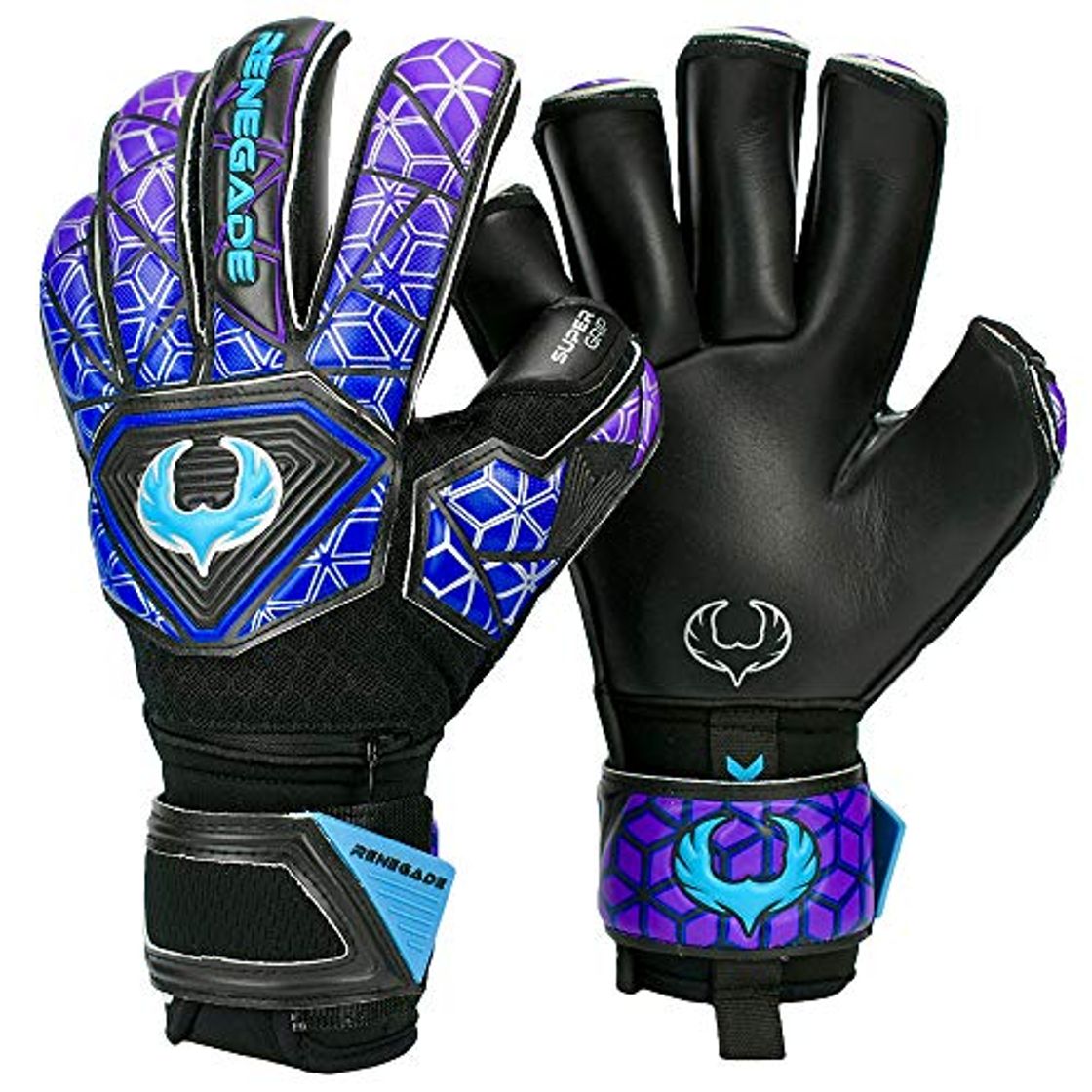 Renegade GK Vortex Strom Guantes de Portero Puedes Añadir Protección Dedo Y