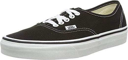 Vans Authentic, Zapatillas de Tela Unisex, Negro