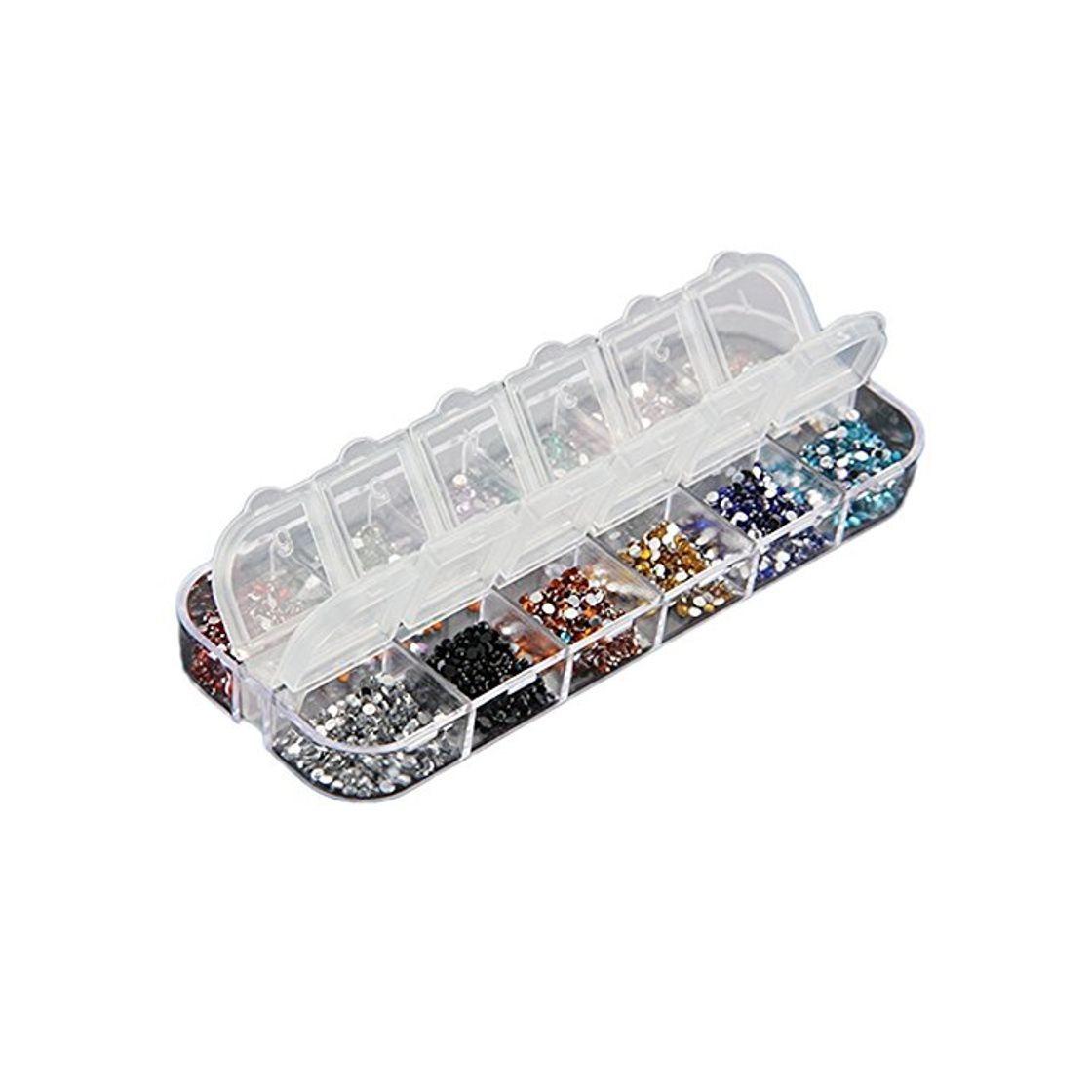 Products haobase 3000 unidades 12 colores uñas brillantes glitter brillantes UV Gel Acrílico 2 mm