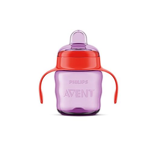 Philips Avent SCF551/03 - Vaso con boquilla de silicona para niña