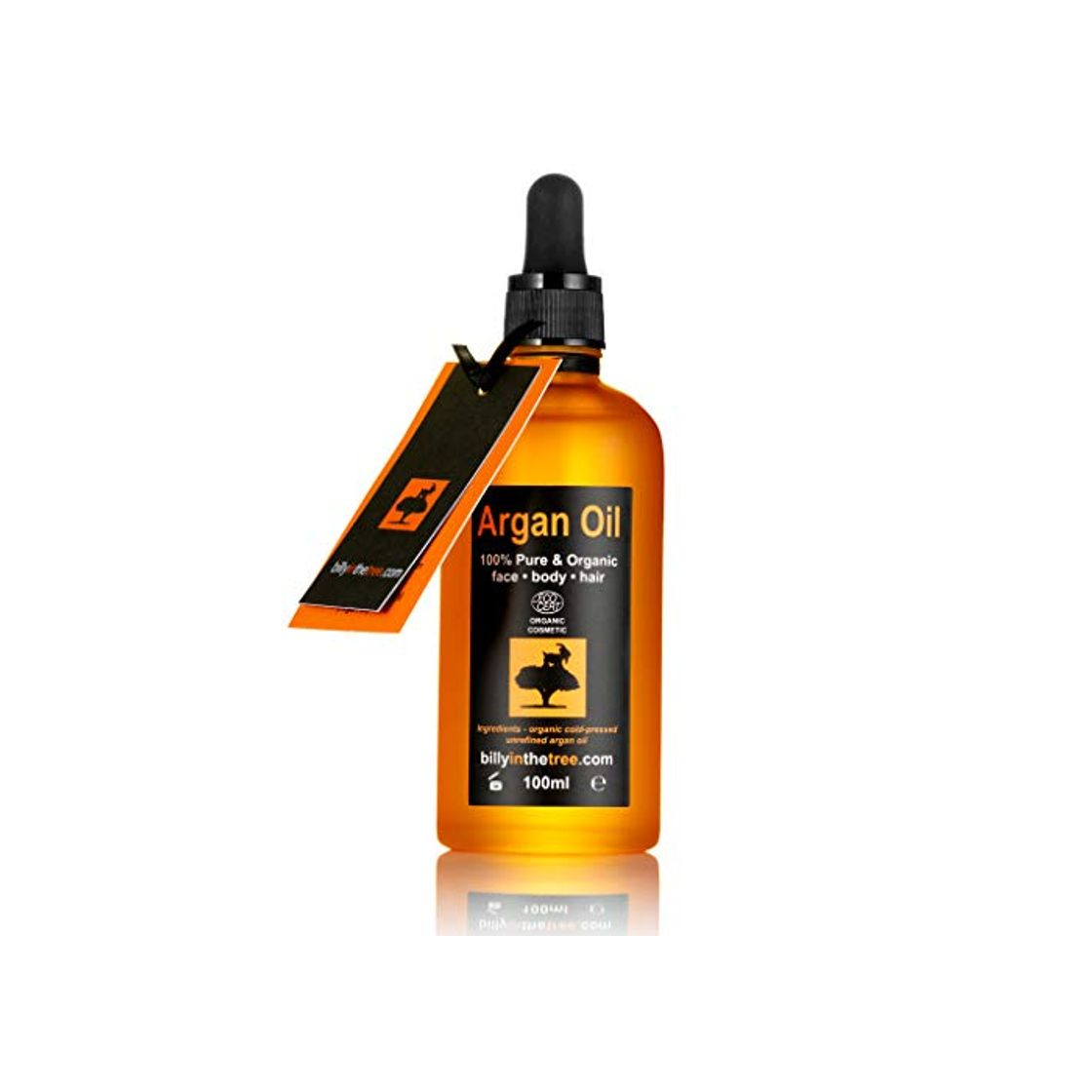 Product Aceite de Argán puro 100 ml. 100 % puro y certificado orgánico Ecocert. Para