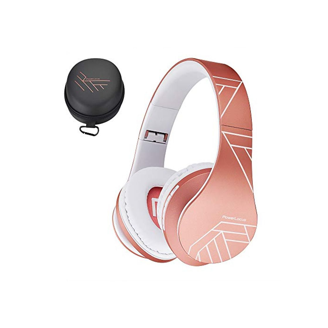 Producto PowerLocus P2 – Auriculares Bluetooth inalambricos de Diadema Cascos Plegables, Casco Bluetooth