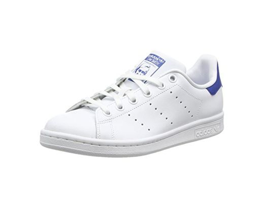 Adidas Stan Smith J - Zapatillas para Niño,Blanco