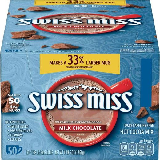 Swiss Miss Chocolate con leche caliente

