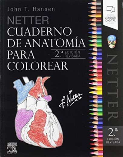 Netter Cuaderno de anatomía para colorear - 2ª Edición