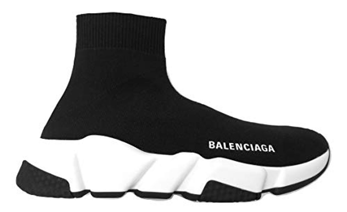 Social Balenciaga 587280W05G91000 - Zapatillas deportivas para mujer, tejido de goma, color negro