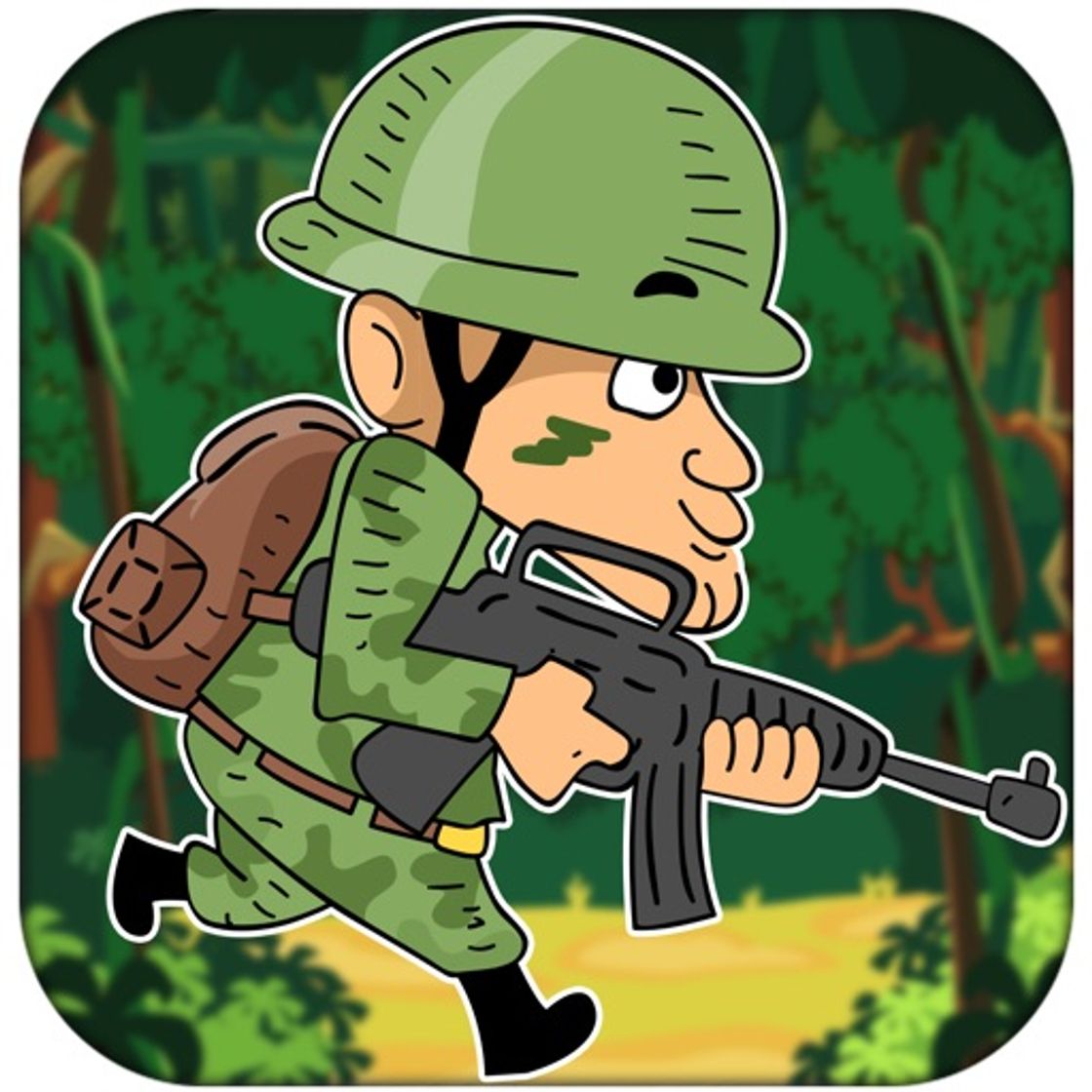 App Frontline Jungle War Soldier Troopers Run: Great Militia War Brigade