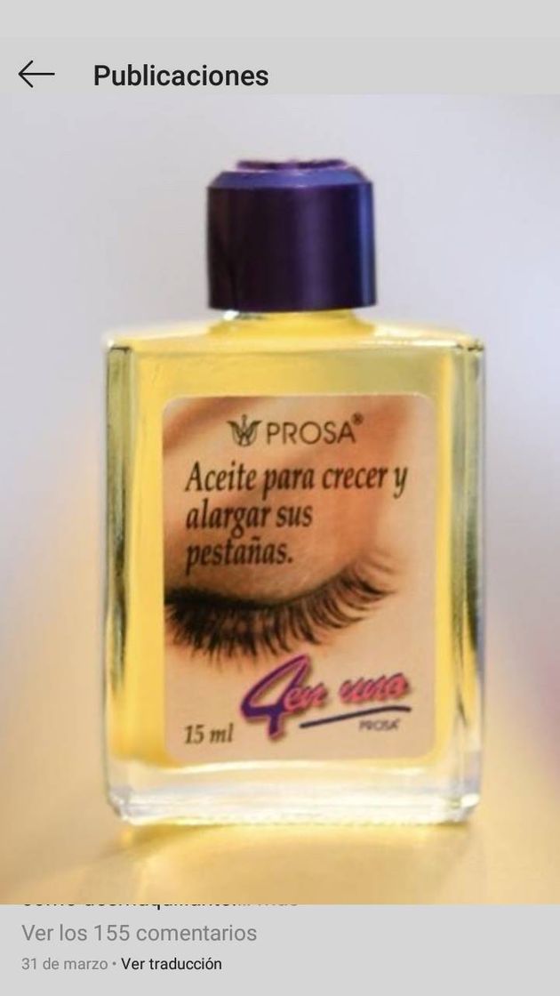 Moda Aceite para el crecimiento de pestañas 