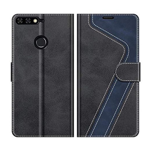 MOBESV Funda para Huawei Y7 2018, Funda Libro Honor 7C, Funda Móvil