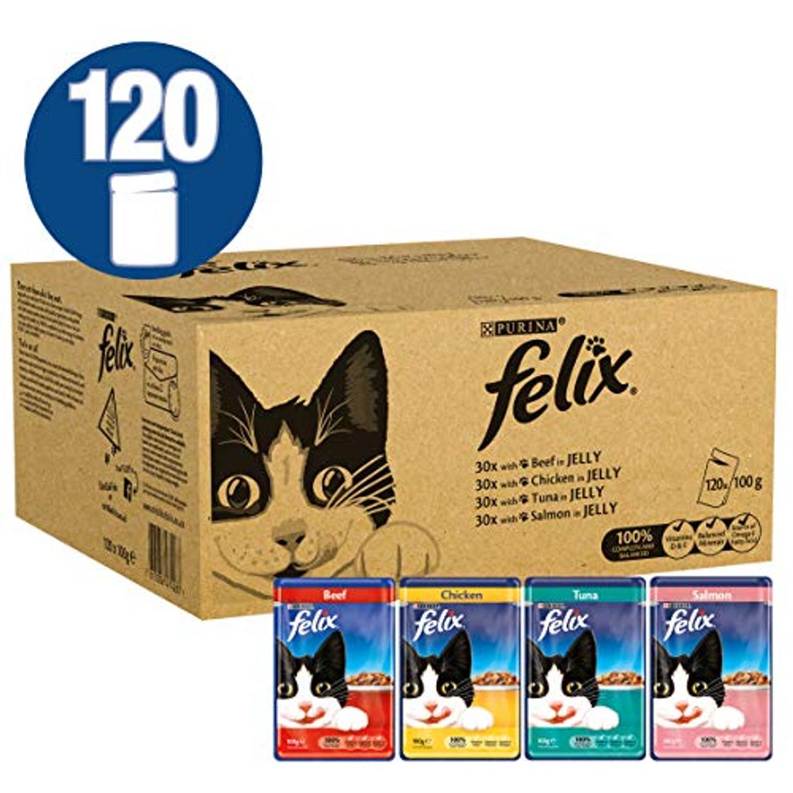Social Felix - Alimento húmedo para gatos adultos