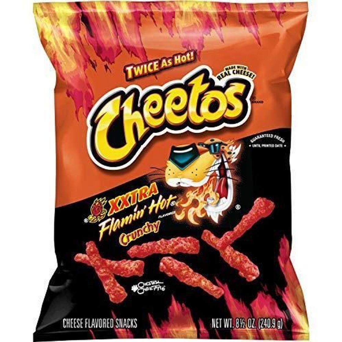 Social Cheetos XXTRA Flamin HOT Crunchy 8.5 oz