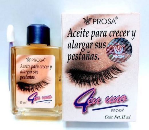 Prosa aceite para pestañas