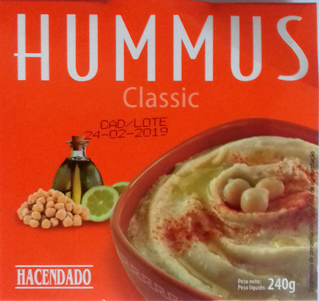 Productos Humus Mercadona