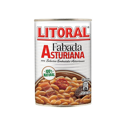 LITORAL Fabada Asturiana Plato Preparado de Fabada Asturiana Sin Gluten
