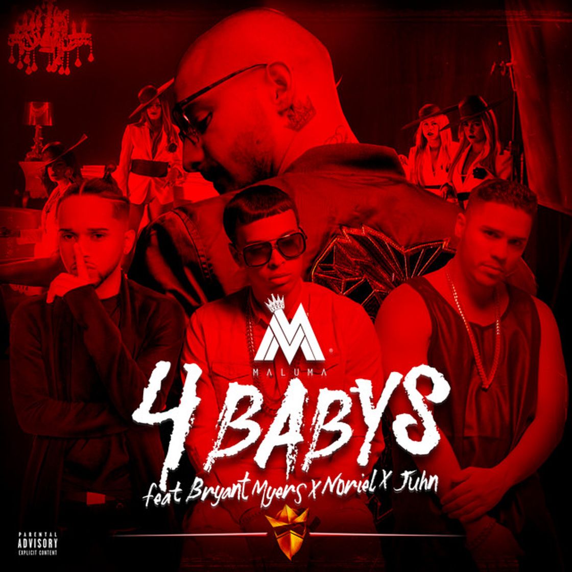 Canción Cuatro Babys (feat. Trap Capos, Noriel, Bryant Myers & Juhn)