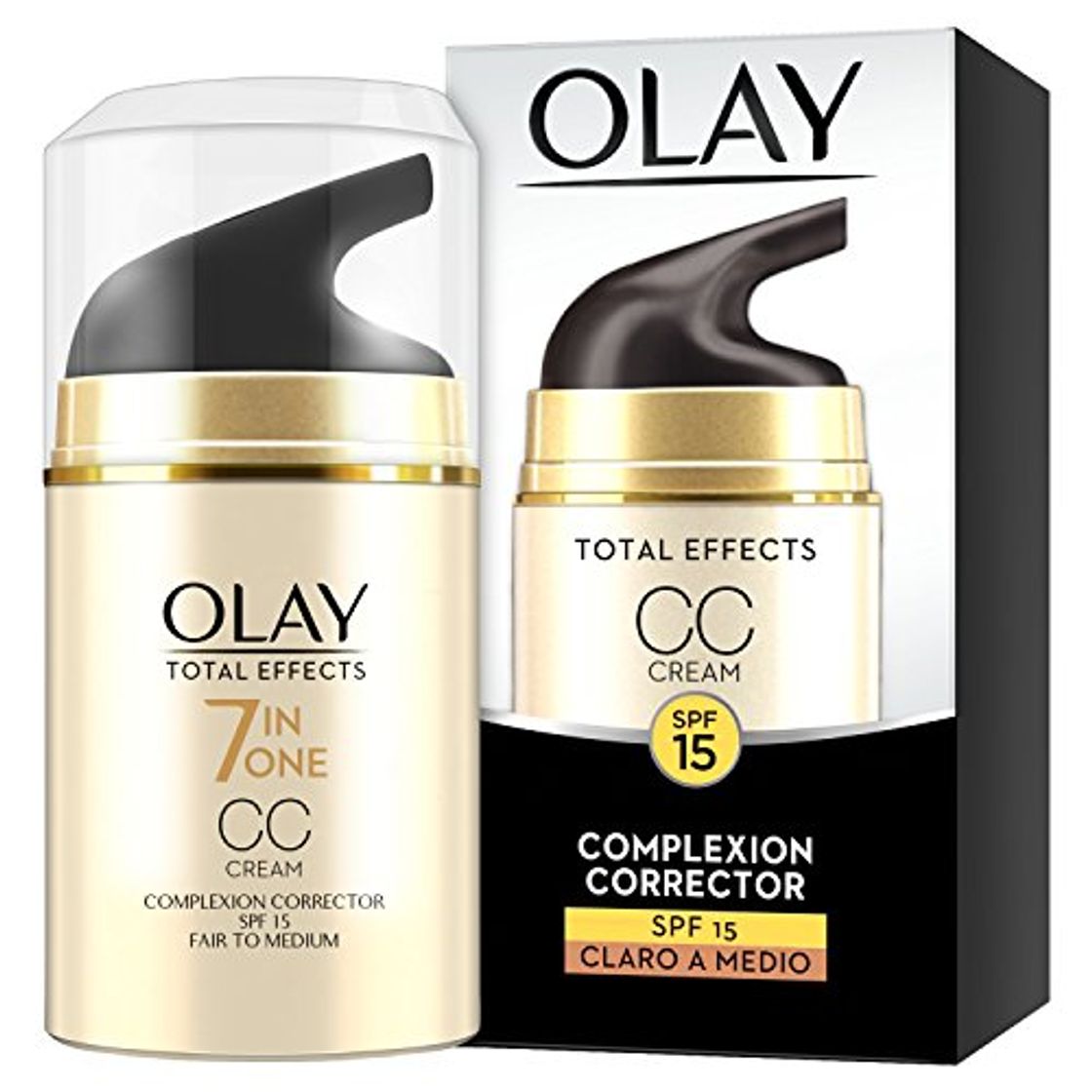 Beauty Olay Total Effects 7 en 1 CC Cream Anti-Edad Correctora de Tono