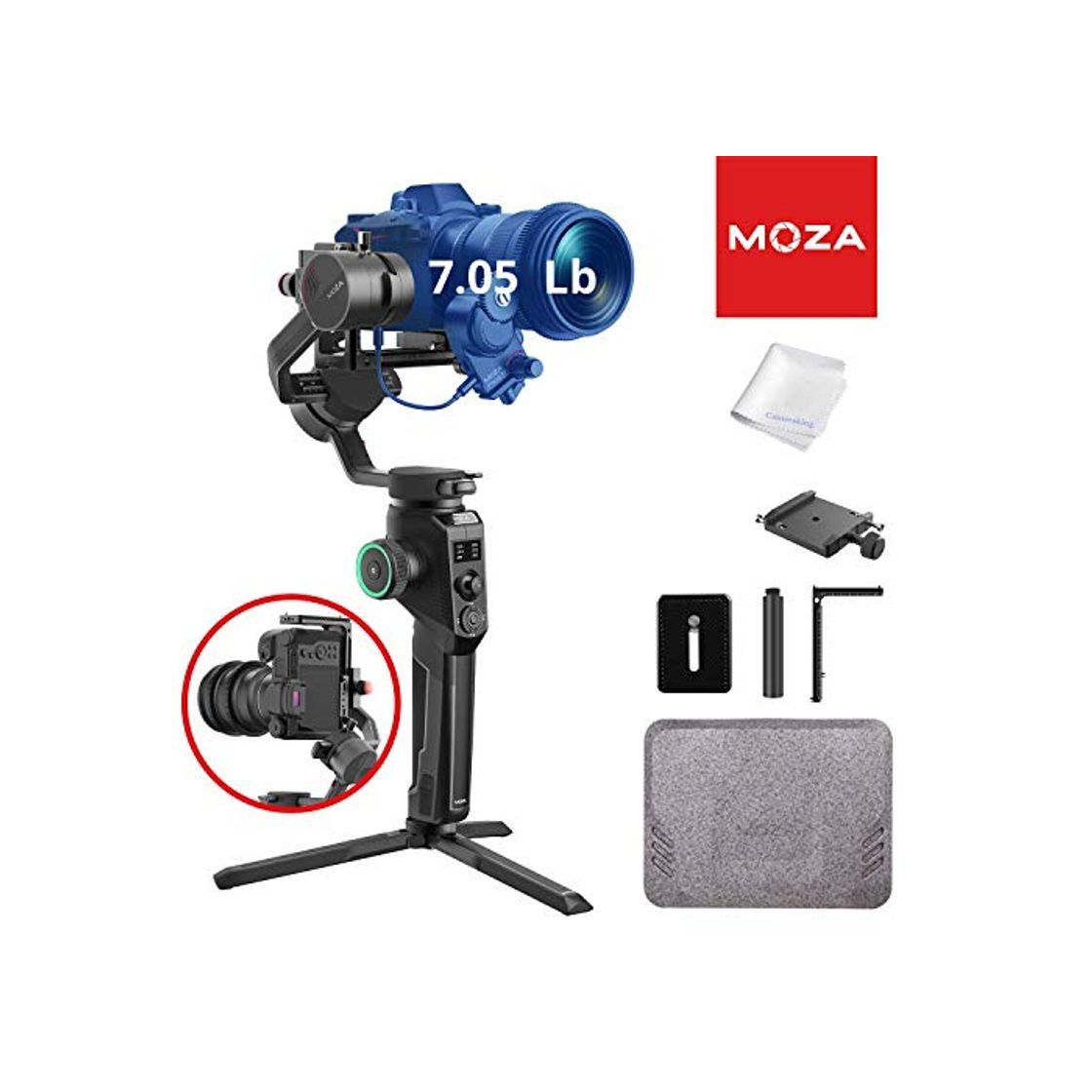 Producto MOZA Aircross 2 Estabilizador Gimbal de 3 ejes para cámaras compactas