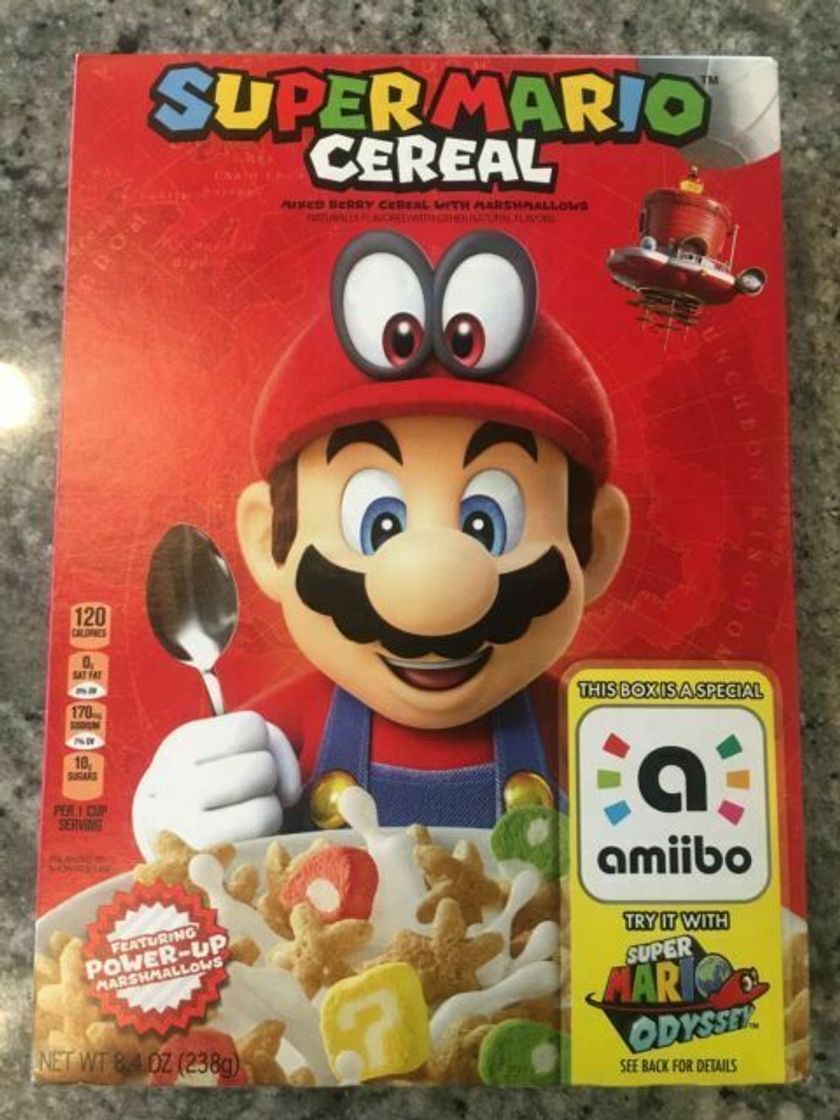 Moda Super Mario Cereal