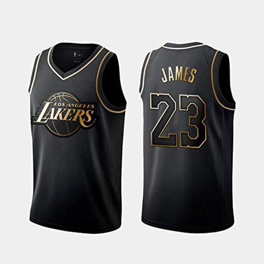 DCE Jersey de Hombre Lakers 23# Lebron James Camisa de Baloncesto Retro