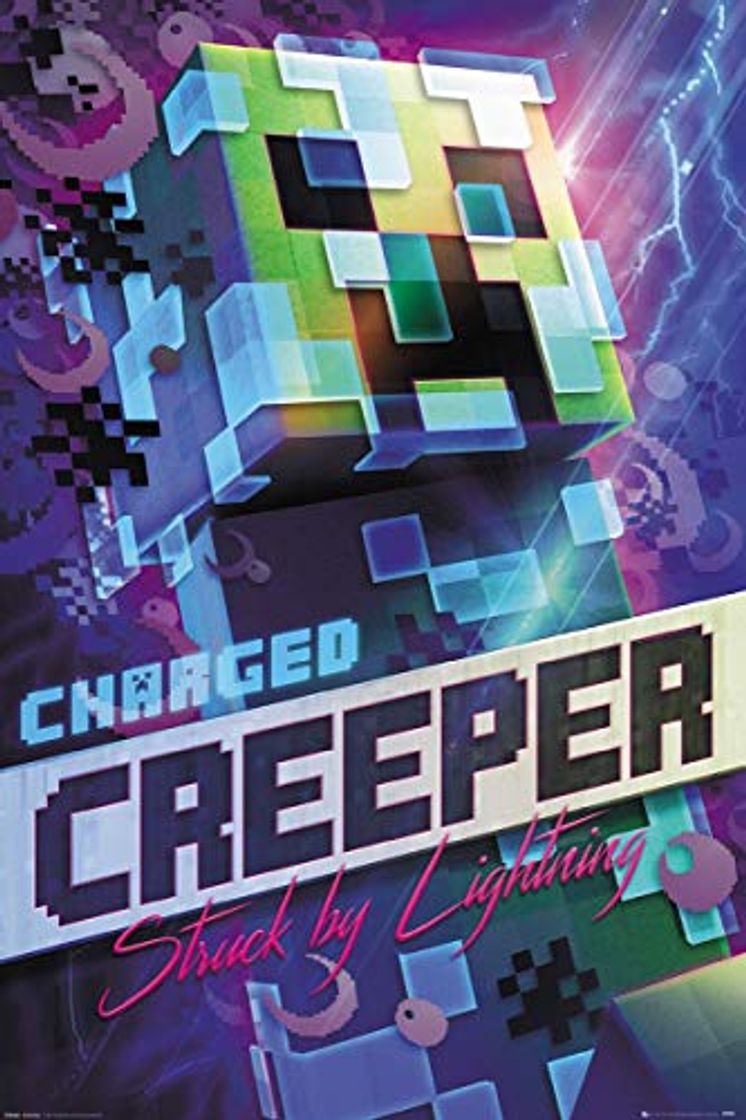 Products GB Eye póster Minecraft Charged Creeper