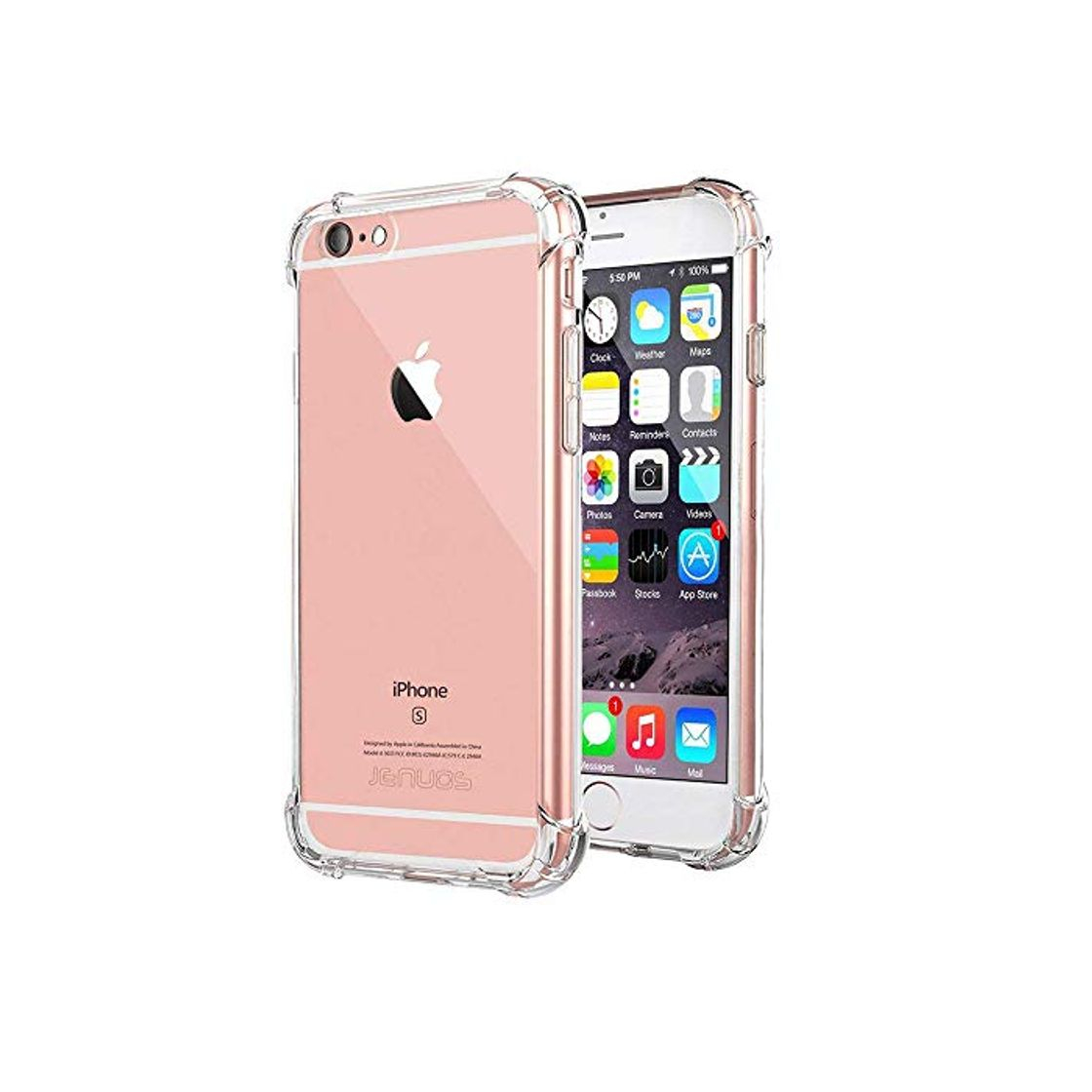 Producto Jenuos Funda iPhone 6 Plus / iPhone 6S Plus, Transparente Suave Silicona