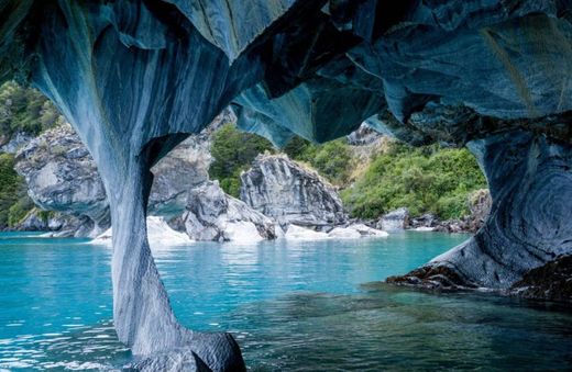 Cuevas de mármol, Chile