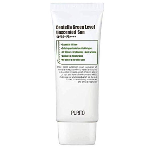 PURITO Centella Green Level Unscented Sun SPF50+ PA++++ 60ml