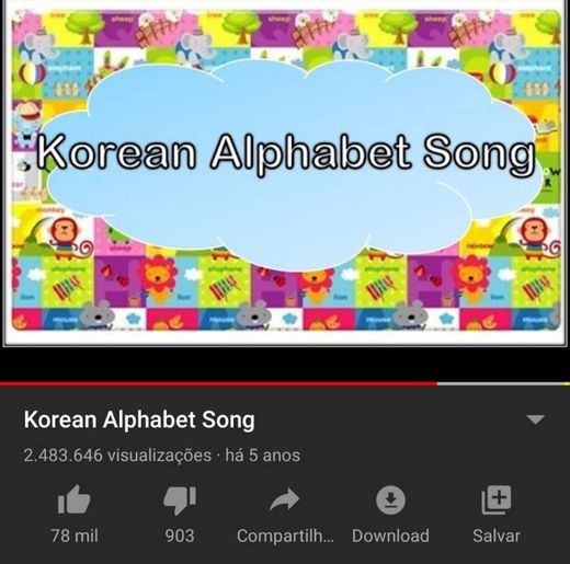 Korean Alphabet Song - YouTube