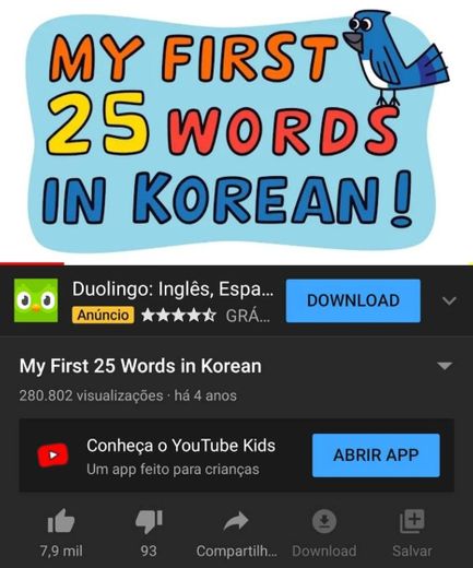 My First 25 words in Korean