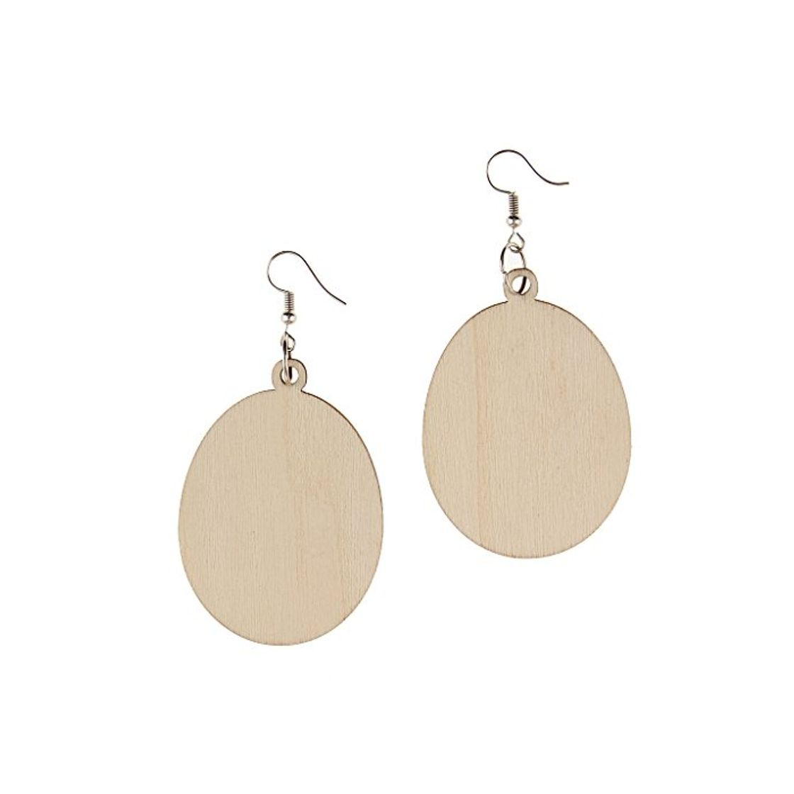 Fashion milageto Damas del Encanto De Madera Hueco Rectangular Redondo Oval Geométrica Pendientes