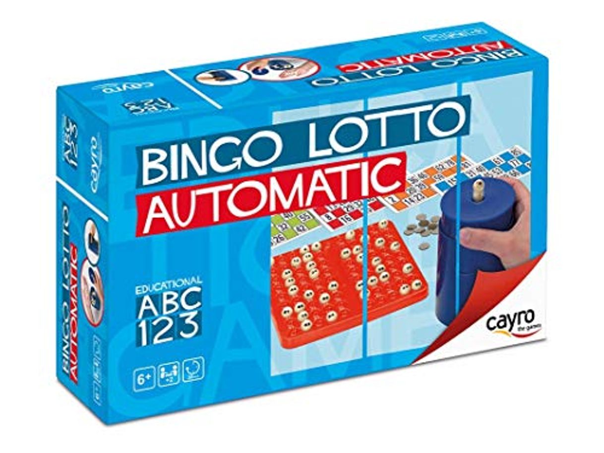 Producto Cayro - Bingo automático - Juego tradicional - Juego de madera y