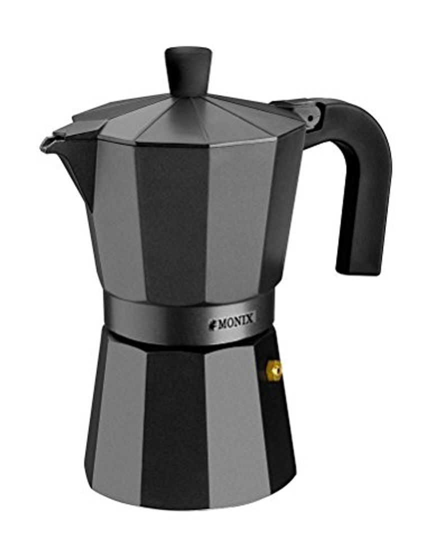 Product Monix Vitro Noir – Cafetera Italiana de Aluminio