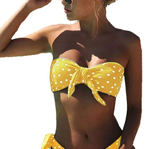CheChury Bikini Mujer 2020 Dos Piezas Ropa con con Estampado de Lunares