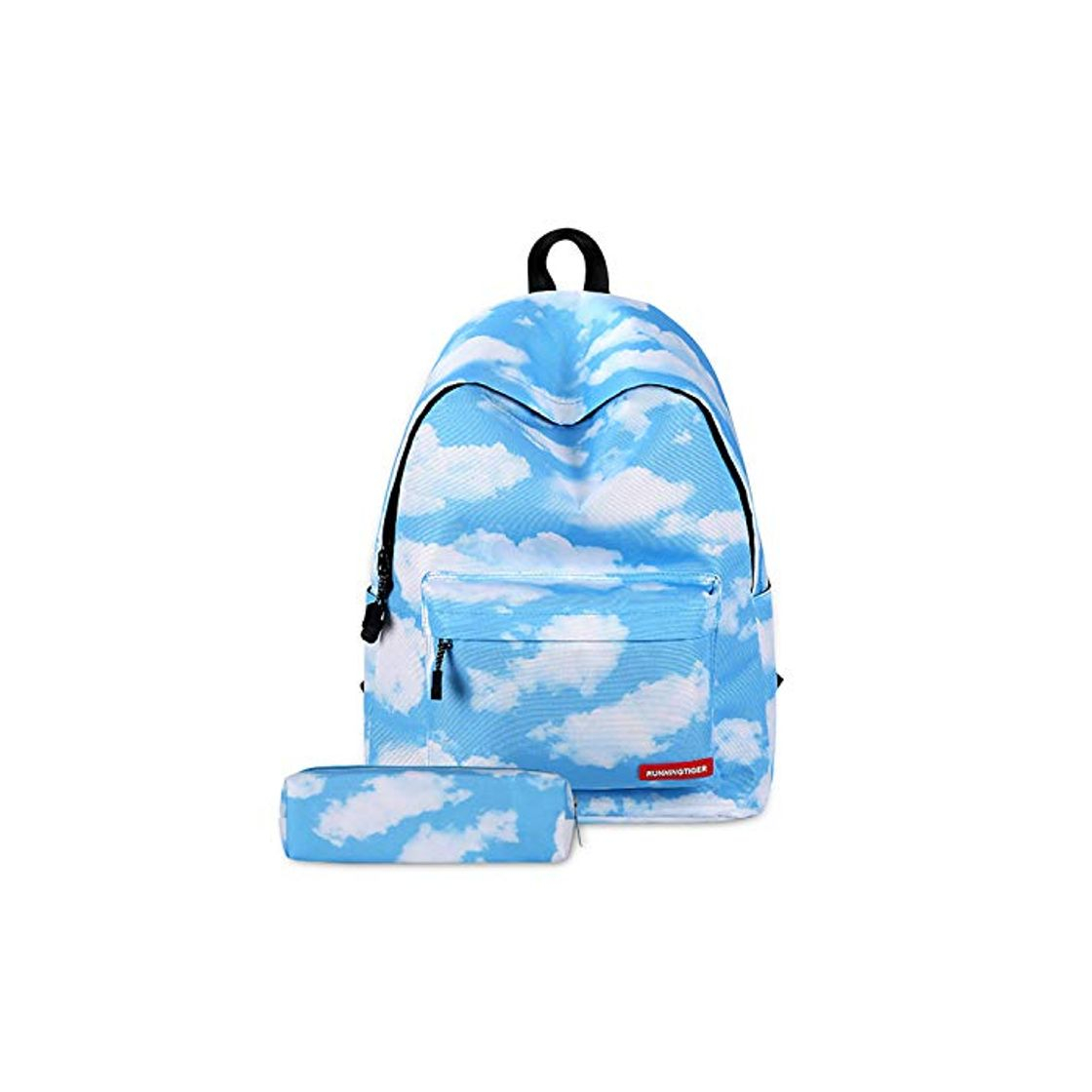 Fashion FANDARE Mochila Galaxy Mochilas Tipo Casual Bolsas Escolares con Estuche Niña Niño Bolsa de Viaje Bolsos de Mujer Adolescente School Bag Outdoor Viaje Infantiles Daypack Poliéster Nubes