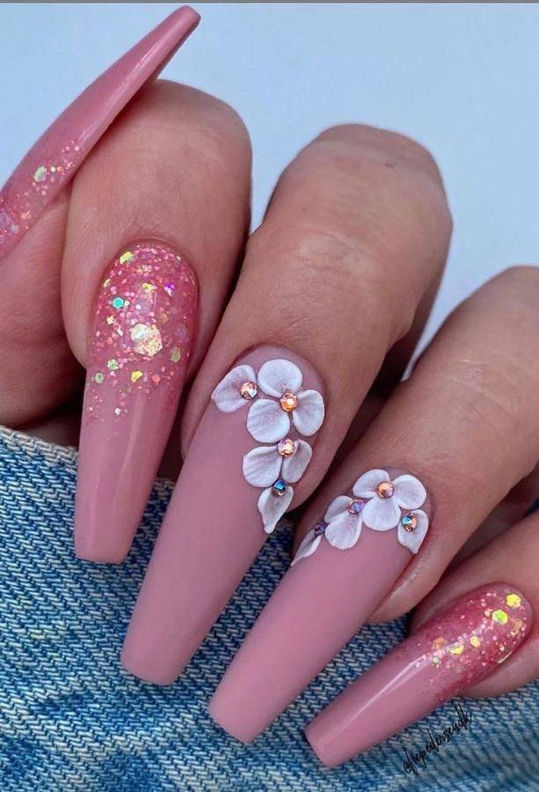 Moda Diseño de uñas acrílicas 💅🏻