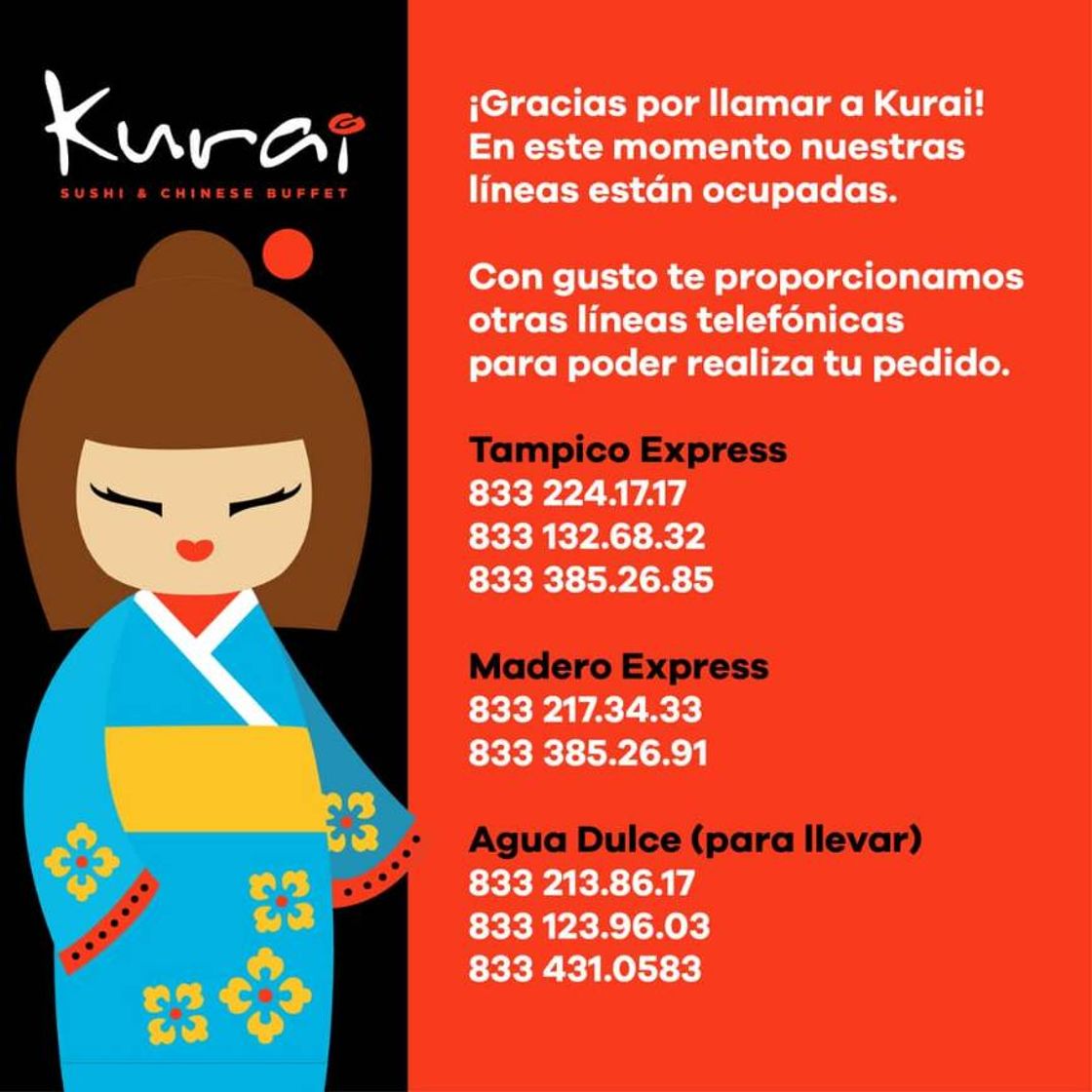 Restaurants Kurai Buffet Tampico