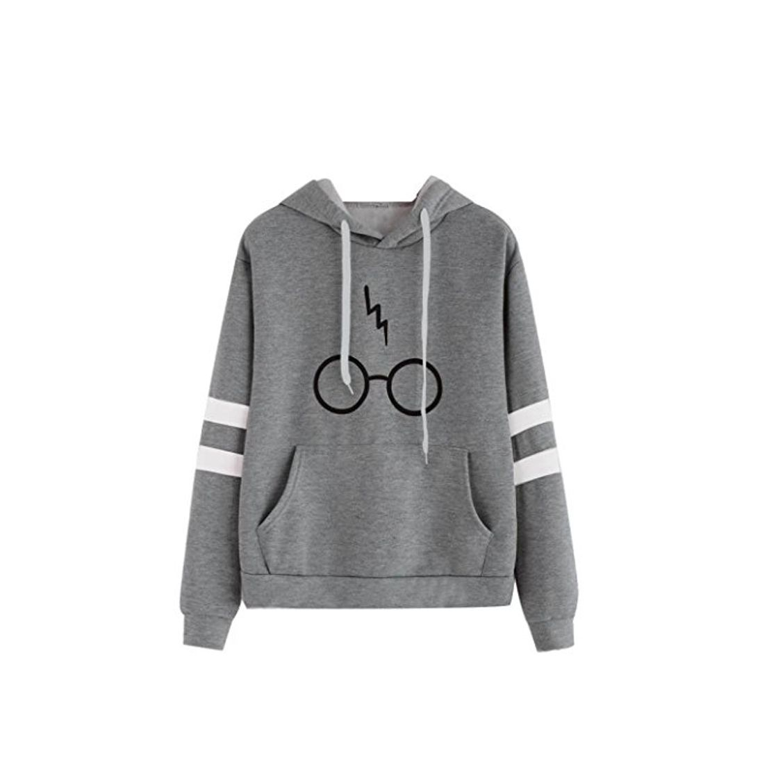 Social K-youth Mujer Sudaderas, Mujeres Harry ✿ Potter Gafas Estampado Sudaderas con Capucha