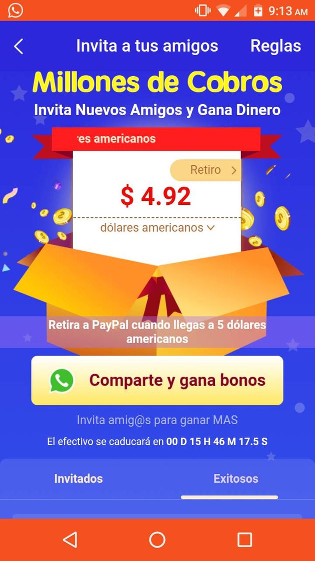 Moda Gana tus primeros $5 USD con está app