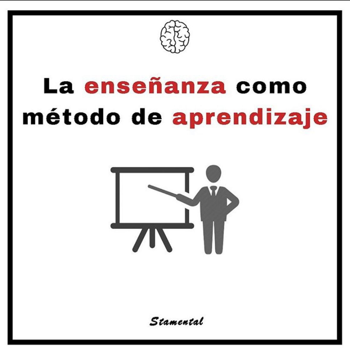 Moda La enseñanza como método de aprendizaje 🧠🔝