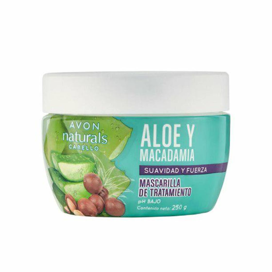 Fashion Mascarilla Avon Naturals de Aloe y Macadamia